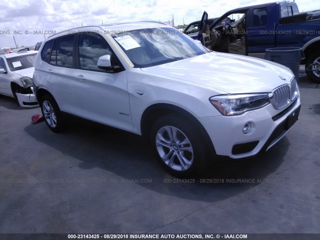5UXWX7C58G0R17833 - 2016 BMW X3 XDRIVE35I WHITE photo 1