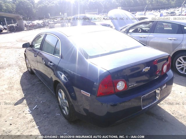 1G1ZG57B584295374 - 2008 CHEVROLET MALIBU LS Tünd mavi foto 3