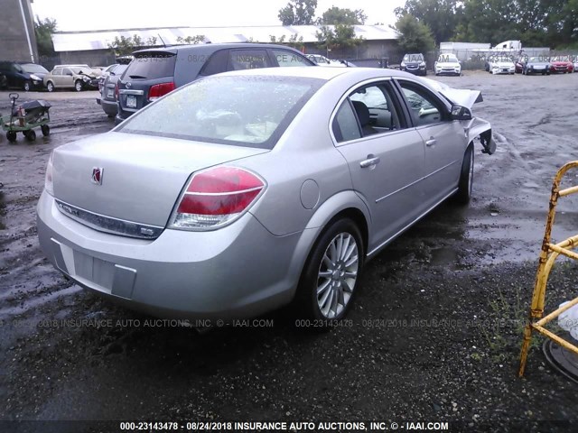 1G8ZV57787F232632 - 2007 SATURN AURA XR SILVER photo 4