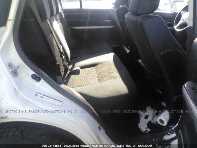 JS3TE941284102265 - 2008 SUZUKI GRAND VITARA  WHITE photo 8