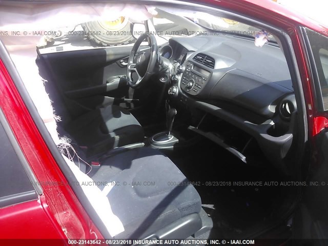 JHMGE8H51DC069443 - 2013 HONDA FIT SPORT RED photo 5