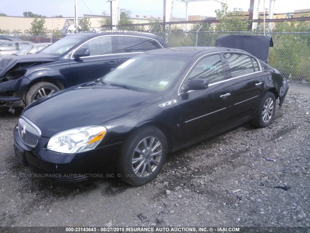 1G4HD571X9U124989 - 2009 BUICK LUCERNE CXL BLACK photo 2