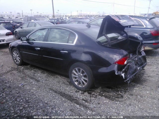 1G4HD571X9U124989 - 2009 BUICK LUCERNE CXL BLACK photo 3