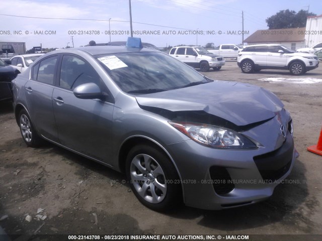 JM1BL1TF3D1766830 - 2013 MAZDA 3 I GRAY photo 1