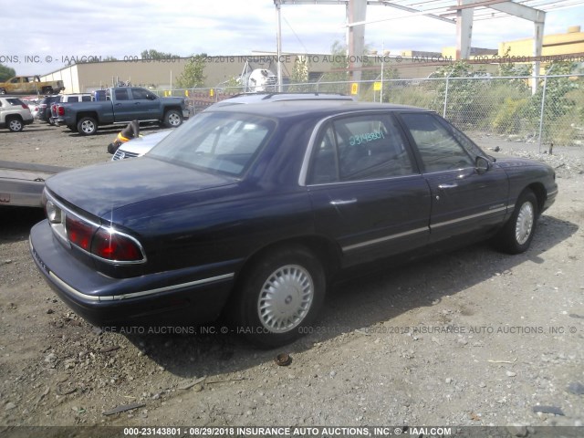 1G4HR52K7WH513725 - 1998 BUICK LESABRE LIMITED BLUE photo 4