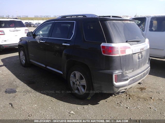 2GKFLVEK3H6225755 - 2017 GMC TERRAIN DENALI GRAY photo 3