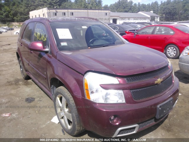 2CNDL037796253849 - 2009 CHEVROLET EQUINOX SPORT BURGUNDY photo 1