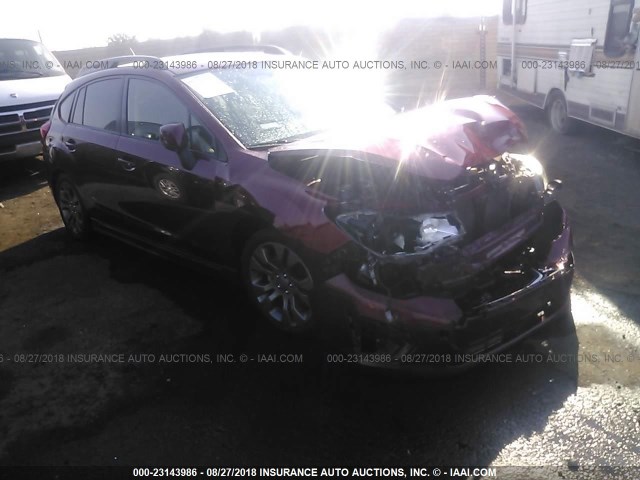 JF1GPAR69E8292284 - 2014 SUBARU IMPREZA SPORT LIMITED BURGUNDY photo 1