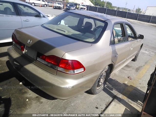 1HGCG56612A131812 - 2002 HONDA ACCORD EX GOLD photo 4