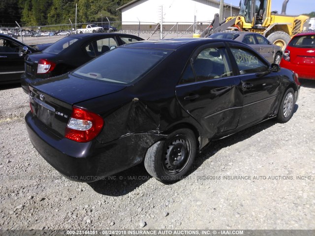 4T1BE32KX2U636703 - 2002 TOYOTA CAMRY LE/XLE/SE Qara foto 4