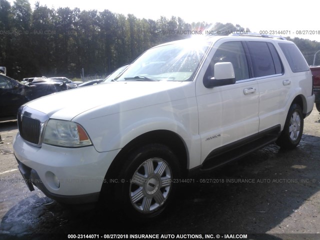5LMEU68HX3ZJ38922 - 2003 LINCOLN AVIATOR 奶油色 照片 2