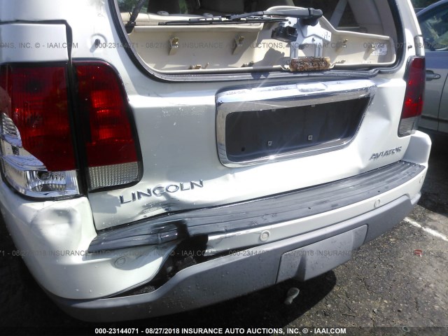5LMEU68HX3ZJ38922 - 2003 LINCOLN AVIATOR 奶油色 照片 6