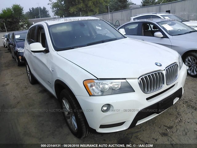 5UXWX9C56D0A27289 - 2013 BMW X3 XDRIVE28I WHITE photo 1