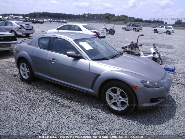 JM1FE17N740113405 - 2004 MAZDA RX8 GRAY photo 1