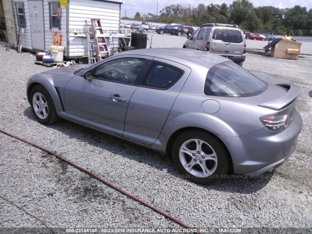 JM1FE17N740113405 - 2004 MAZDA RX8 GRAY photo 3