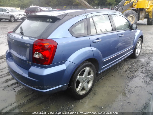 1B3HE78K87D137565 - 2007 DODGE CALIBER R/T BLUE photo 4