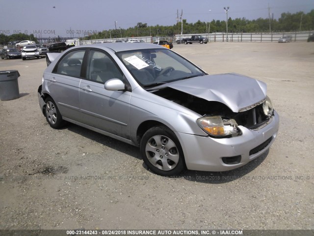 KNAFE221295609911 - 2009 KIA SPECTRA EX/LX/SX SILVER photo 1