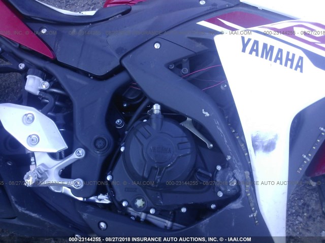 MH3RH06Y5FK003634 - 2015 YAMAHA YZFR3 MAROON photo 8