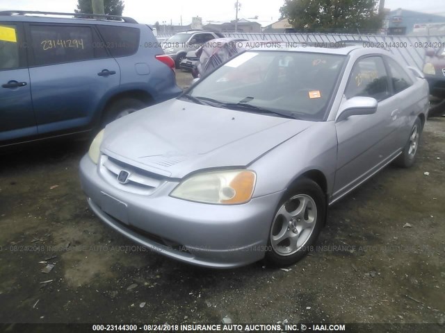 1HGEM22941L031979 - 2001 HONDA CIVIC SI/EX SILVER photo 6