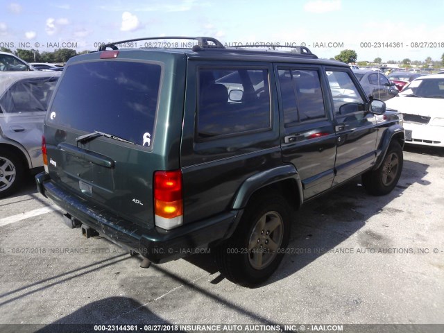 1J4FT78S9XL661464 - 1999 JEEP CHEROKEE LIMITED GREEN photo 4