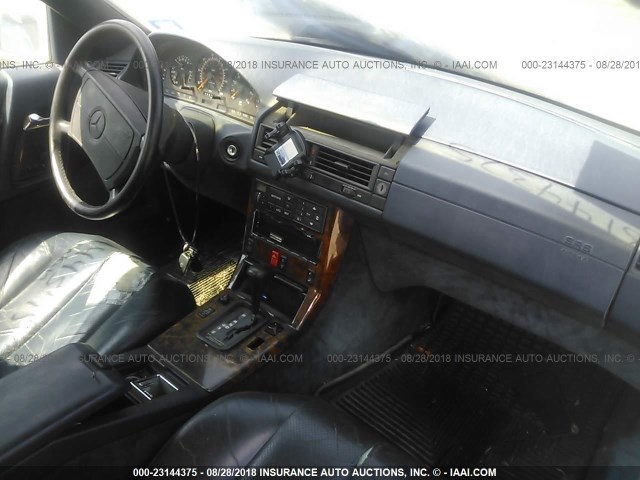 WDBFA61E7LF005152 - 1990 MERCEDES-BENZ 300 SL GRAY photo 5