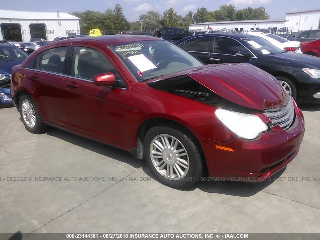 1C3LC56R57N543143 - 2007 CHRYSLER SEBRING TOURING RED photo 1