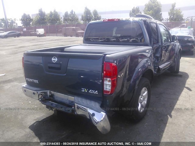 1N6AD0EV9DN739371 - 2013 NISSAN FRONTIER S/SV/SL/PRO-4X GRAY photo 4