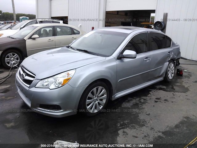 4S3BMCK67C3003285 - 2012 SUBARU LEGACY 2.5I LIMITED BLUE photo 2