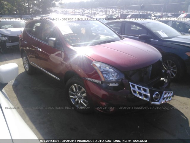 JN8AS5MV1FW752186 - 2015 NISSAN ROGUE SELECT S RED photo 1