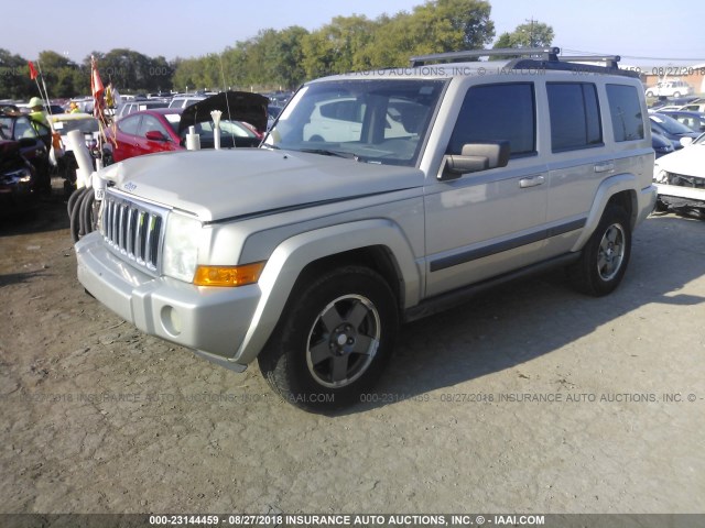 1J8HH48KX8C153464 - 2008 JEEP COMMANDER SPORT Արծաթագույն լուսանկար 2