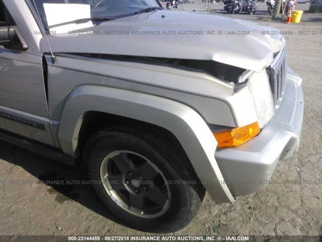 1J8HH48KX8C153464 - 2008 JEEP COMMANDER SPORT Արծաթագույն լուսանկար 6