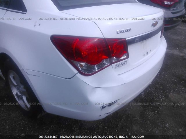 1G1PC5SB1E7107082 - 2014 CHEVROLET CRUZE LT WHITE photo 6