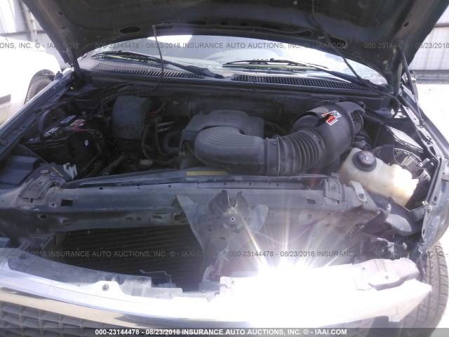 1FTRX07W9XKA02308 - 1999 FORD F150 Синий фото 10