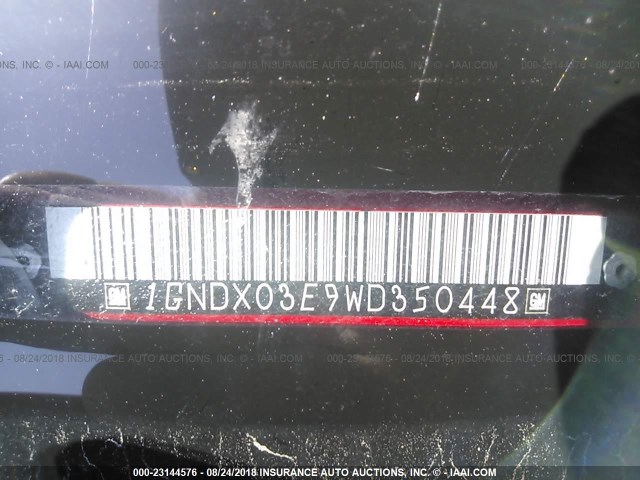 1GNDX03E9WD350448 - 1998 CHEVROLET VENTURE RED photo 9