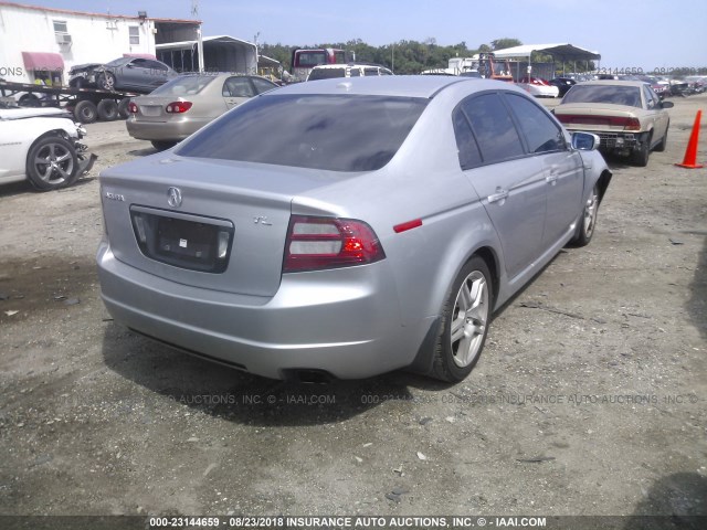 19UUA66208A039267 - 2008 ACURA TL SILVER photo 4