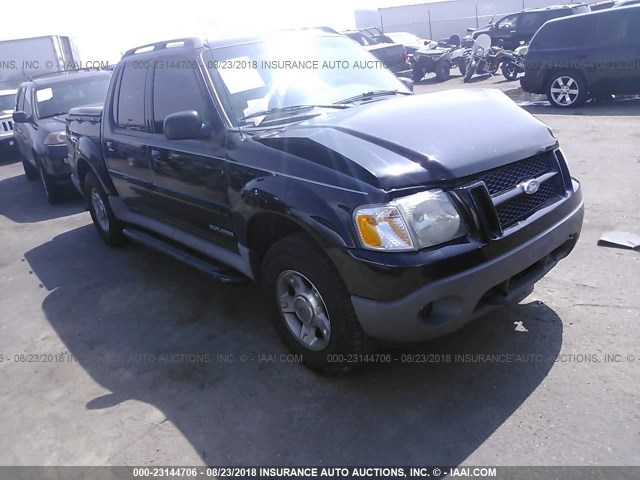 1FMZU77E11UC63500 - 2001 FORD EXPLORER SPORT TRAC  BLACK photo 1