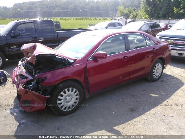 4T1BF3EK9BU133236 - 2011 TOYOTA CAMRY SE/LE/XLE 红色 照片 2