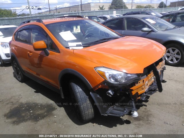 JF2GPAWC8E8243888 - 2014 SUBARU XV CROSSTREK 2.0 PREMIUM ORANGE photo 1