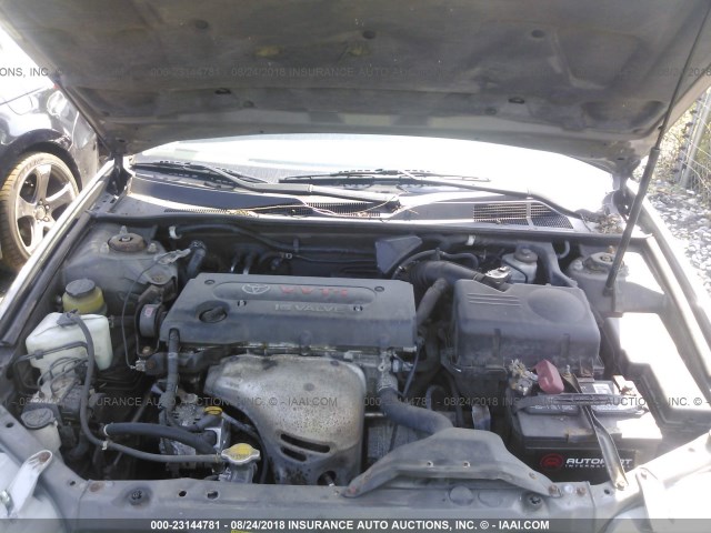 4T1BE32K83U744139 - 2003 TOYOTA CAMRY LE/XLE/SE GRAY photo 10
