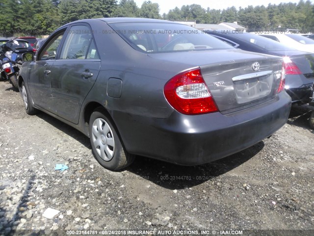 4T1BE32K83U744139 - 2003 TOYOTA CAMRY LE/XLE/SE GRAY photo 3
