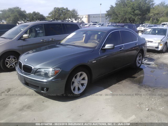WBAHL83528DT12094 - 2008 BMW 750 I GRAY photo 2