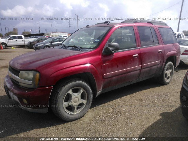 1GNES16M656112250 - 2005 CHEVROLET TRAILBLAZER EXT LS/EXT LT MAROON photo 2