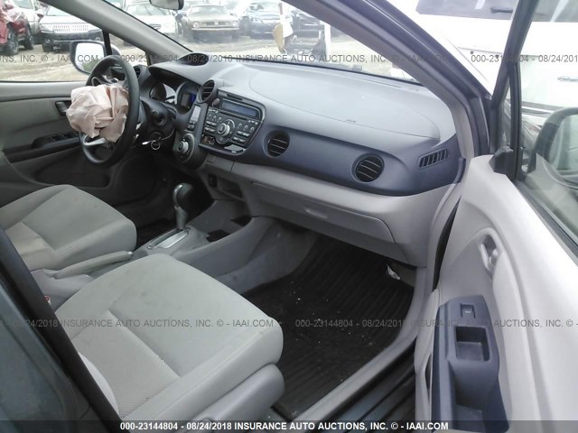 JHMZE2H76AS037662 - 2010 HONDA INSIGHT EX GRAY photo 5