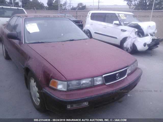 JH4CC2540NC006896 - 1992 ACURA VIGOR LS MAROON photo 1