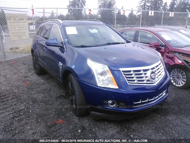 3GYFNJE38DS547885 - 2013 CADILLAC SRX PREMIUM COLLECTION BLUE photo 1