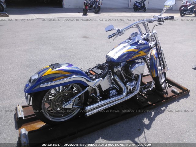 1HD1BSY2XYY057804 - 2000 HARLEY-DAVIDSON FXSTD BLUE photo 4