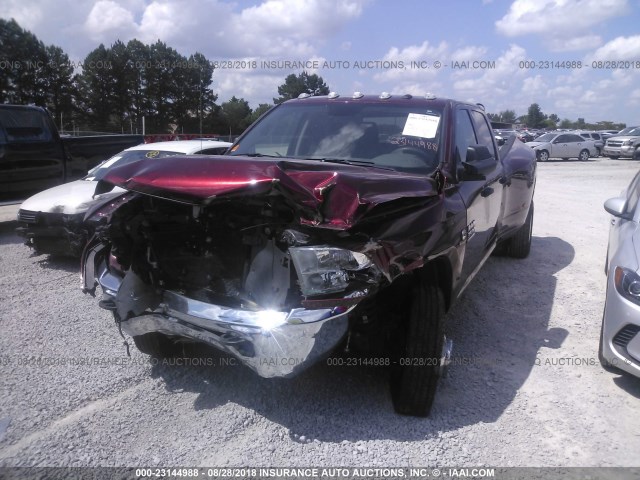 3C63RRGL2JG154964 - 2018 RAM 3500 ST MAROON photo 2