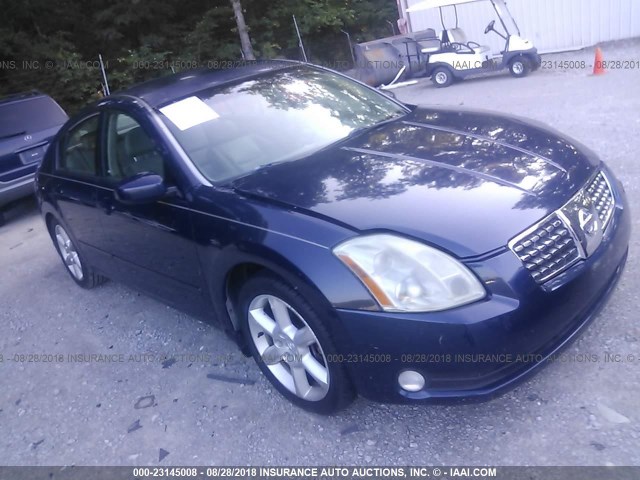 1N4BA41E84C895433 - 2004 NISSAN MAXIMA SE/SL BLUE photo 1