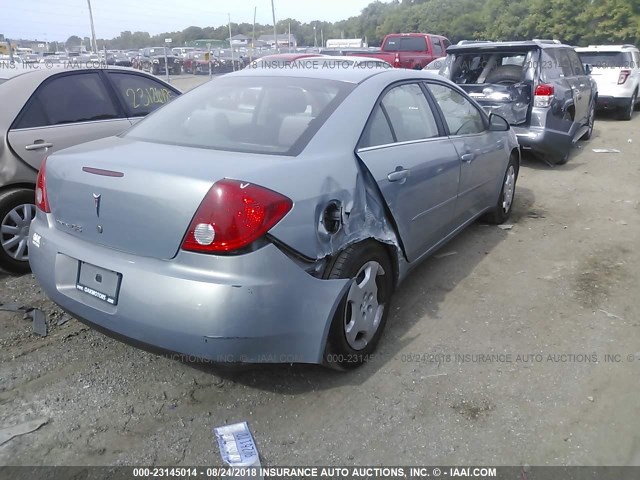 1G2ZF58B974263247 - 2007 PONTIAC G6 VALUE LEADER/BASE GRAY photo 4