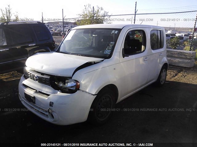 JN8AZ2KR6AT157747 - 2010 NISSAN CUBE S/SL/KROM WHITE photo 2